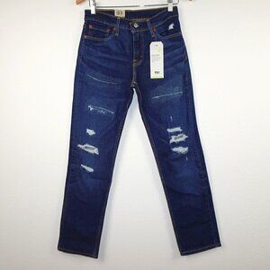 Levi's 511 Slim Jeans Men's Size 29x30 Blue Stretch Denim Levi's Flex Distressed